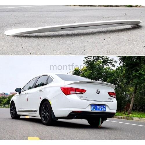 New Design Rear Wing Spoiler For BUICK Verano GS Spoiler Flowing Brake Lamp Trunk ABS Plasti Spoiler Wing