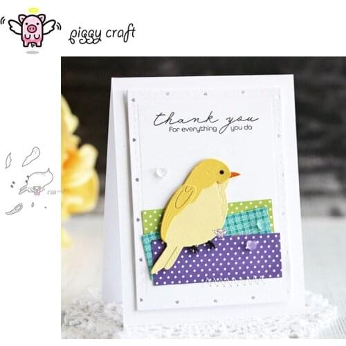 Piggy Craft metal cutting dies cut die mold Bird decoration Scrapbook paper craft knife mould blade punch stencils dies