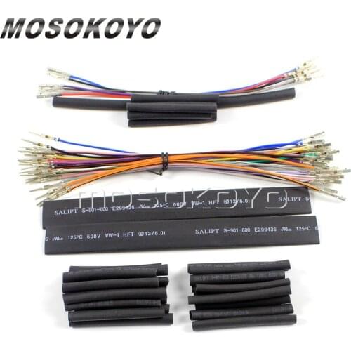 10"-12" APE Hanger Handlebar Wiring Extension Kit Line Cable Wire Extender for Harley Touring Road King Street Glide 2007-2013