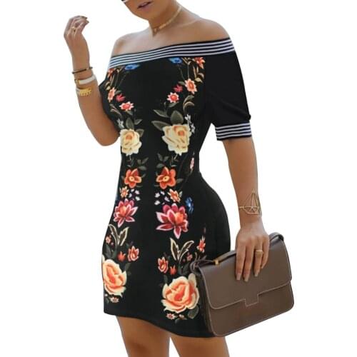 Off Shoulder Short Dress Women Spring Slash Neck Sexy Bodycon Dress Solid Backless Ladies Party Dress