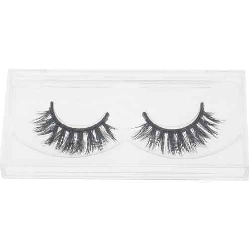 1 Pair 3D Natural Black Long False Eyelashes Soft Thick Cosmetic Makeup Eye Lashes Extension Set for Parties Daily Wear