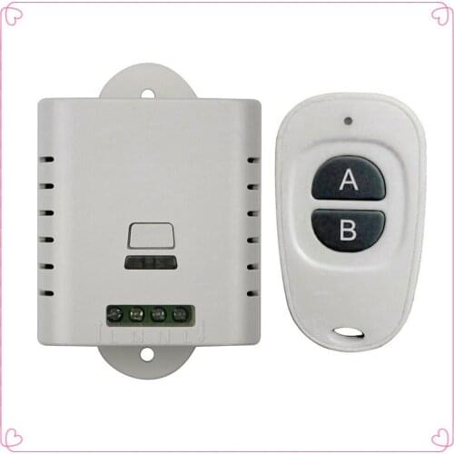 85V 110V 120V 220V 250V 1CH 10A RF Wireless Switch Relay Receiver Remote Controllers & White AB keys Waterproof Transmitter