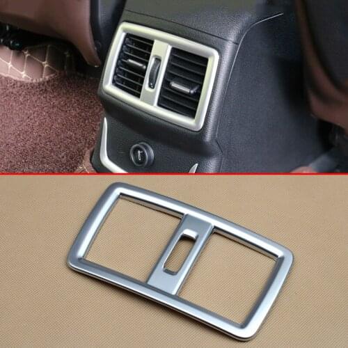 Interior Accessories Fit For BMW X1 F48 2016 2017 2018 2019 2020 Chrome Rear Side Air Vent Outlet Cover Trim Parts