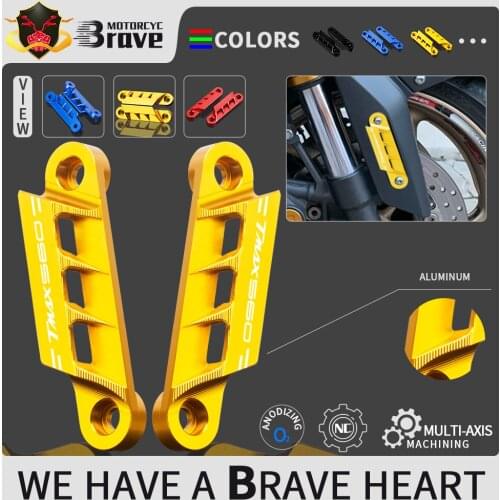 TMAX560 TECHMAX Motorcycle CNC Accessories Front Axle Coper Plate Decorative Cover For YAMAHA TMAX 560 TECH MAX 2020 2021 2022