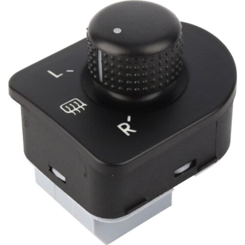 Car Electric Power Door Side Rearview Mirror Power Control Switch Knob For VW 1J1959565E Auto Car Parts