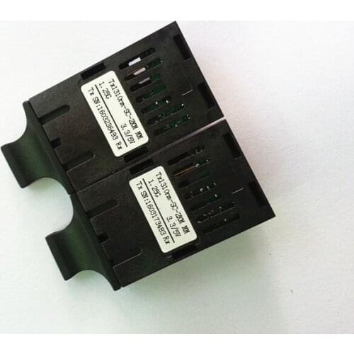 Free Shipment 10/100/1000M Multimode Dual Fiber 1x9 Optical Transceiver Module 2KM 1310nm SC 3.3/5V