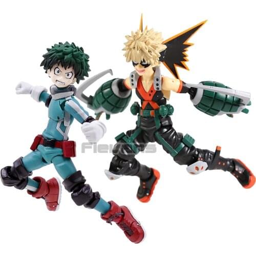 My Hero Academia Figma 443 Katsuki Bakugo 323 Midoriya Izuku Action Figure Collectible Model Toy