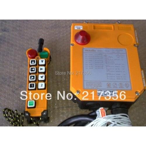 F24-8D(include 1 transmitter and 1 receiver)/8 buttons 2 Speed Hoist crane remote control wireless Uting remote control
