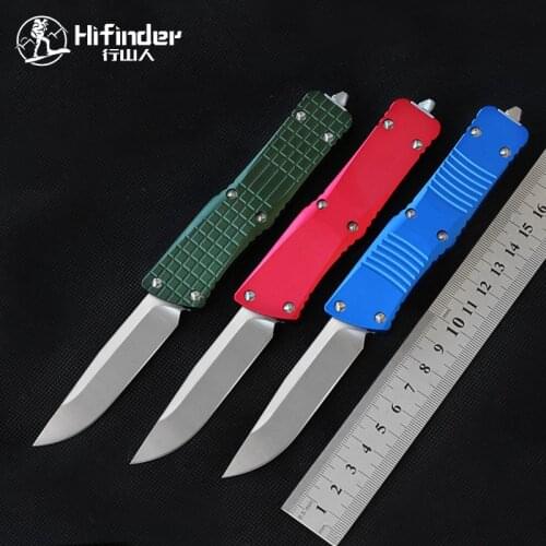 Hifinder knives sanding D2 steel blade aviation aluminum handle hunting knife survival tool outdoor camping Self-defense EDC