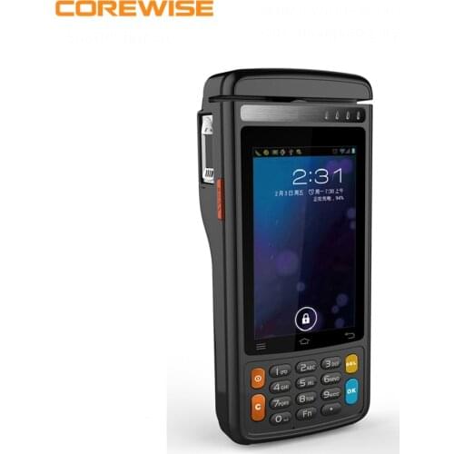 China supplier touch screen finger 2d bluetooth barcode printing machine