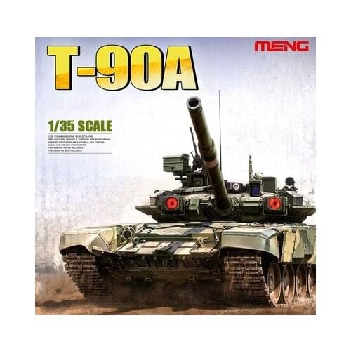 Meng TS-006 1/35 Russian Main Battle Tank T-90A Plastic Assembly Tank Model Building Kits For Adults Hobby Collection DIY