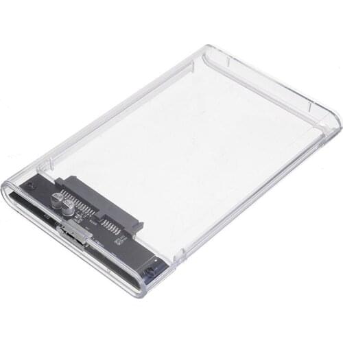 2.5 Inch HDD/SSD Hard Disk Box Mobile Hard Drive External Enclosure Caddy Case USB 3.0 SATA For Windows 2000/XP/Vista/7-10