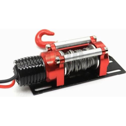 RC car metal winch + 1/10 RC tracked trucks first SCX10 wireless remote control receiver RC4WD 90046 D90 TD90 Traxxas TRX4