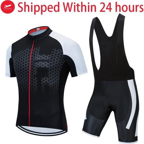 HOT TELEYI Cycling Clothing Bike jersey Quick Dry Mens Bicycle clothing summer team Cycling Jersey men cycling set