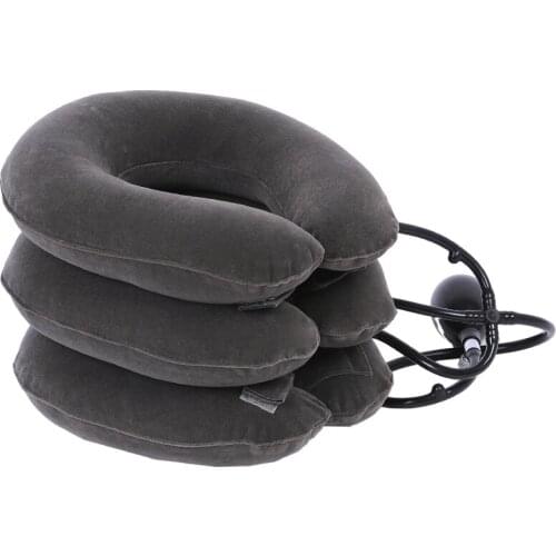 Neck Tractor Inflatable Air Cervical Traction Device Support Collar Vertebra Orthopedics Massage Relaxation Brace