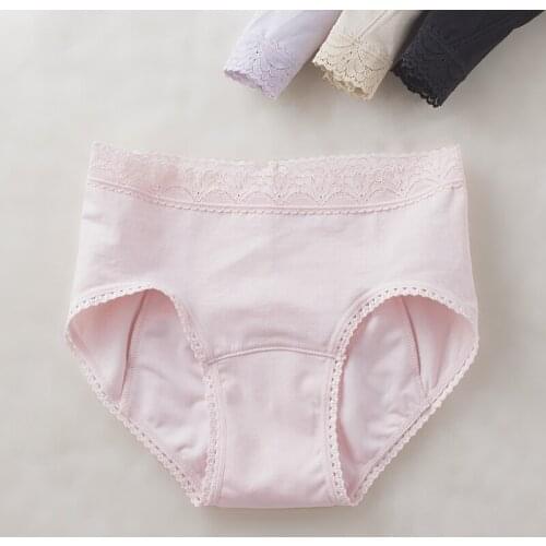 New arrival brief cotton 100% cotton briefs womens leak-proof physiological pants