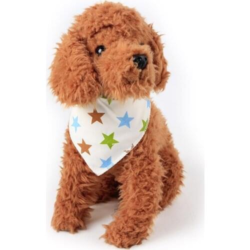 Pet Collar Dog Cat Saliva Towel Cotton Pet triangle Cartoon Scarf Bow Tie All Dogs Universal Peggy Kitten New Pet supplies