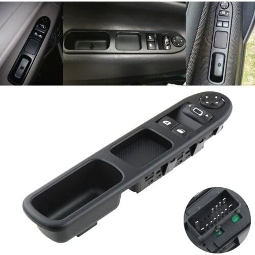 For Peugeot 207 Stufenheck 2007-2014 For Citroen C3 Picasso Front Left Side Electric Power Master Window Lifter Switch 6554.QC