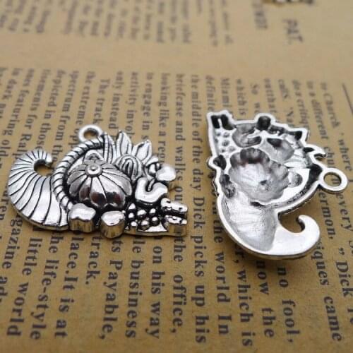 8PCS/Lot 28mm*20mm Pendant Antique Silver Color Snails Charms Pendant For Jewelry Making DIY Jewelry Findings