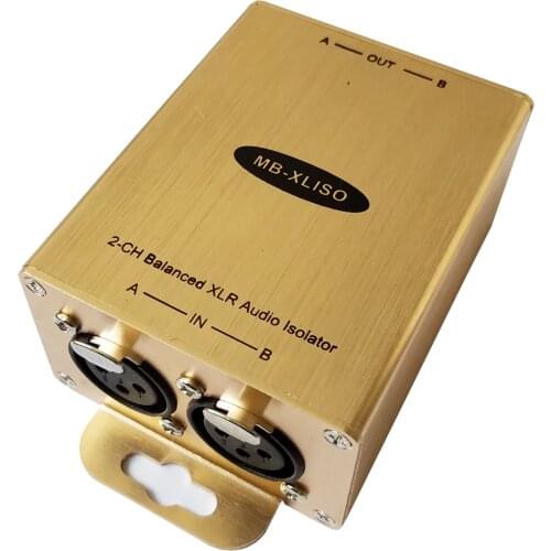 Balanced XLR Audio Isolation Transformer XLR Audio isolator Analog AES/EBU Audio isolator