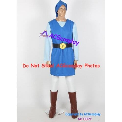 Toon Link Cosplay Costume Blue Version costume Include Boots Covers