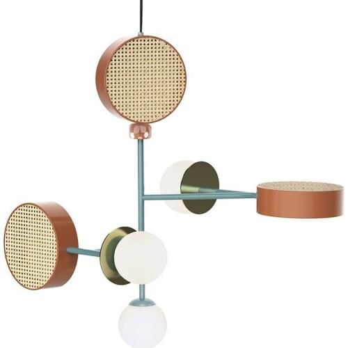 Nordic modern minimalist restaurant bar chandelier designer model bedroom bedroom den clothing store exhibition hall chandelier