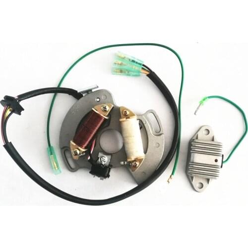 Stator Generator with Voltage Regulator Rectifier Fit for Yamaha Blaster 200 YFS200 1990-2002 ATV Magneto Coil ATV Stator