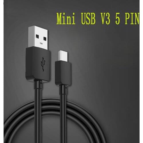 USB 2.0 A male to Mini USB V3 5 PIN 5P Sync data charging charger cables For MP3 MP4 Digital Cameras