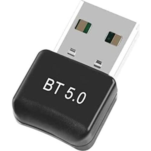 USB Bluetooth 5.0 Dongle Adapter, Wireless Bluetooth Transmitter Receiver Supports Windows 10/8.1/8 / 7 / XP Laptop PC
