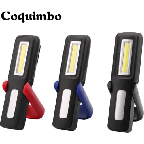 USB Rechargeable LED Flashlight Portable Camping Lamp COB LED+XPE Energy Saving Torch Magnetic Work Lights With Power Display
