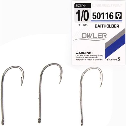 10PCS/Lot Fishing Hook 14#-1/0# Fish Hook Baitholder Black Color 50116 Jig Big Hook 92247 Sliced Shank hook Steel owner