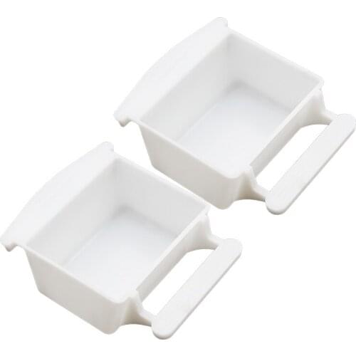 4pcs Parrot Birds Water Hanging Bowl Parakeet Feeder Box Pet Cage Plastic Food Container