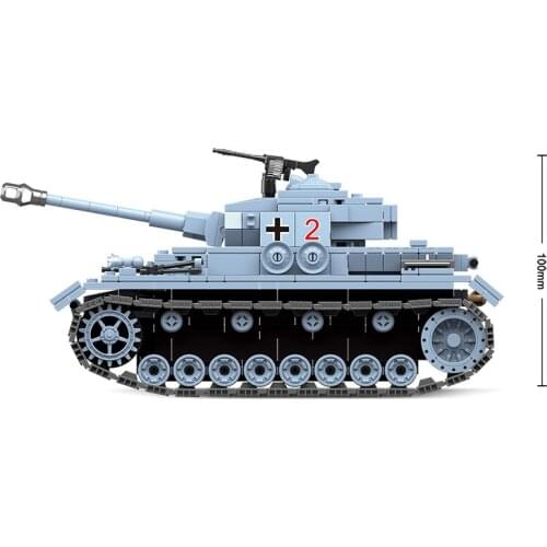 716PCS Military Building Blocks Tank Building Blocks Fit Technic City WW2 Soldier Police Army Bricks Model Enlighten Figure Toys