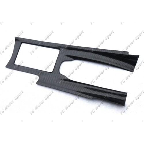 Car Accessories Carbon Fiber Interior Trim Fit For 2008-2015 R35 GTR CBA DBA LHD Center Console Trim Car sticker
