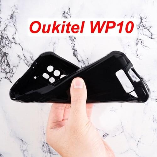 For Oukitel WP10 Pro Case Silicon Cover Soft TPU Black Phone Protector Shell For Oukitel WP10 Protective Glass Cover Capa Bumper
