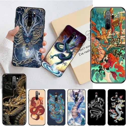 Chinese Dragon Art Phone Case for Redmi 9A 8A 7 6 6A Note 9 8 8T Pro Max Redmi 9 K20 K30 Pro
