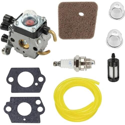 Carburetor For STIHL Trimmer FS38 FS45 FS46 FS55 FS55R KM55 ZAMA C1Q-S186A Carb Air Filter