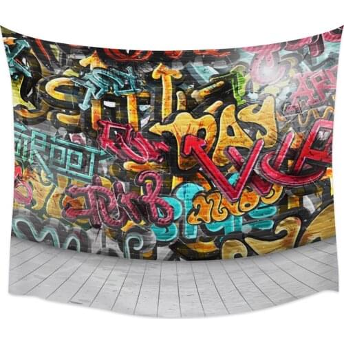 Graffiti Wall Tapestry Wall Hanging Room Wall Cloth Carpet Dorm Tapestries Art Home Decoration Accessories