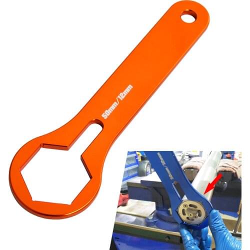 NICECNC 50mm WP Dual Chamber Fork Cap Wrench For KTM 125 150 200 250 300 350 450 505 550 SX XC EXC XC-F SX-F EXC-F SIX DAYS SMR