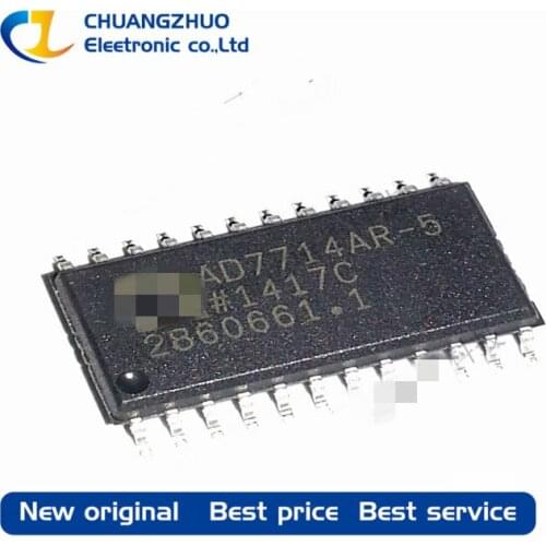 New original AD7714ARZ-5 AD7714AR-5 ADC SIGNAL COND 5V 24-SOIC
