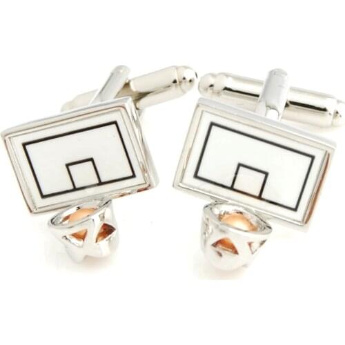 YH-1859 Novelty Sports Cufflinks,Cricket Ball,Basketball,Skiing Cufflinks - Factory Direct Selling