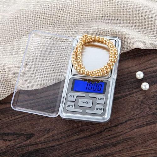 Portable Mini Digital Display Scale 200/500g 0.01g High Accuracy Backlight Electric Pocket For Jewelry Gram Weight For Kitchen
