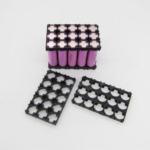 20pcs/lot MasterFire 3*5 Cell 18650 Battery Spacer Radiating Shell Plastic Heat Holder Bracket Batteries Storage Box Brackets