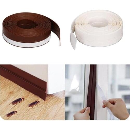 2.5*100cm Self-adhesive Door Weather Stripping Door Bottom Windproof Window Heat Preservation Warm Glass Door Soundproof