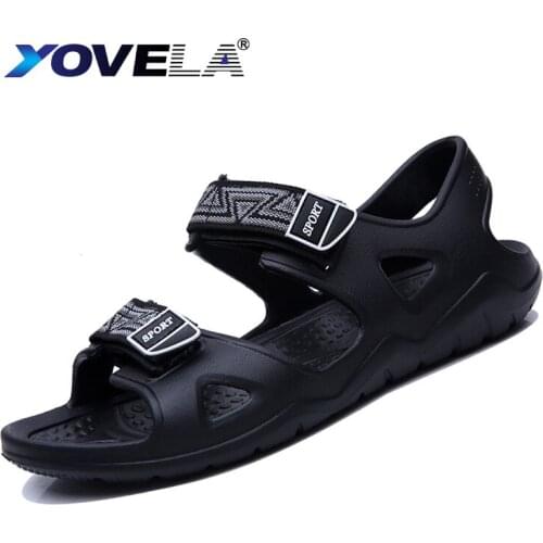 Fashion Summer Breathers Men Sandals Leisure Beach Men Shoes High Quality Casual Sandals Outdoor Male Hollow Rubber Sandals 45