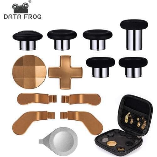 DATA FROG Gamepad Swap Thumb Grips Analog For Xbox One Elite Series Metal Paddles For Xbox One Elite 2 Parts Trigger Button