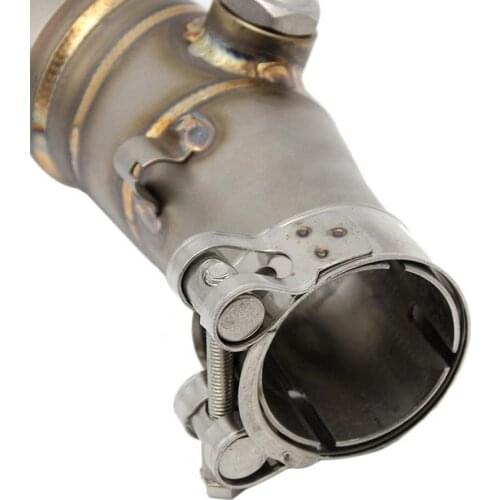 Motorcycle Connecting Link Tube Exhaust Mid Pipe For Kawasaki ER6N