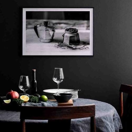 Modern Posters and Prints on Canvas Wall Art Canvas Painting Cooking Mocha Coffee Pictures for Kitchen Room Wall Nordic Decor