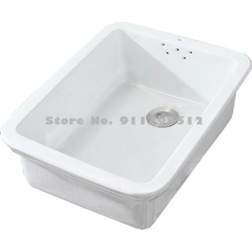 Kitchen Old-fashioned Ceramic Sink Water Bucket Sink Sink Sink Balcony Laundry Tub Single Tank Outdoor Sink Sink