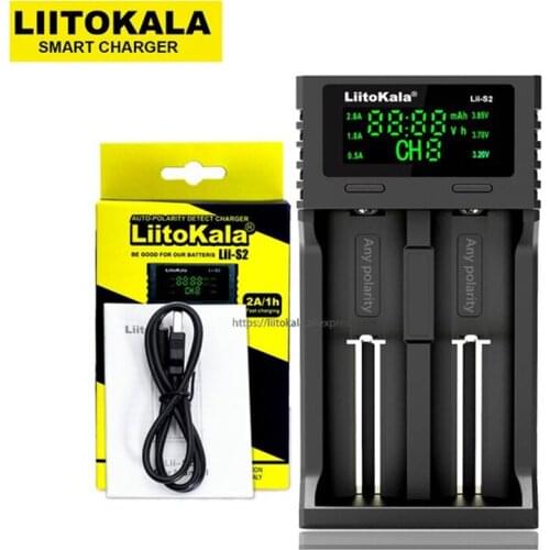 Liitokala 3.7V Lithium Battery Charger Lii-500 Lii-S2 Lii-S4 Lii-PD4 Lii-PL4 For 18650 21700 26650 AA AAA 18350 18500